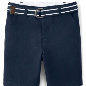 The Children's Place Navy Blue Shorts with Belt